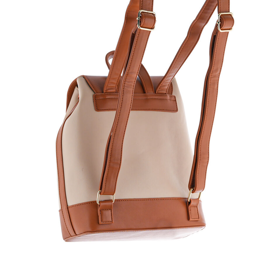 Camel and Beige PAPILLONBackpack JS2209-2-M