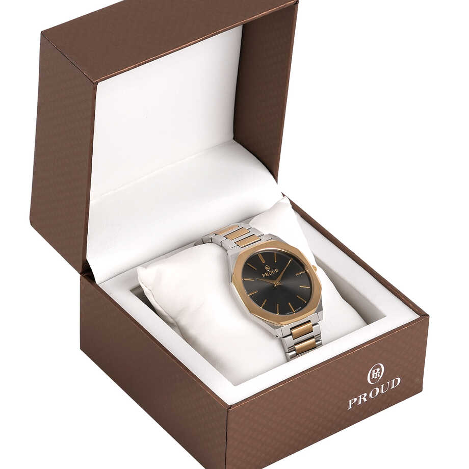Proud Steel Gold With Silver Men&rsquo;s Watch - TF3-19PR001