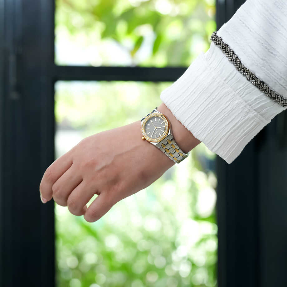 Steel PAPILLON Watch Silver & Gold