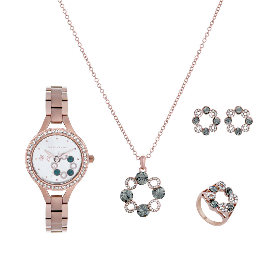 Bow Trio Set + Watch (S22473S-01-C) RG