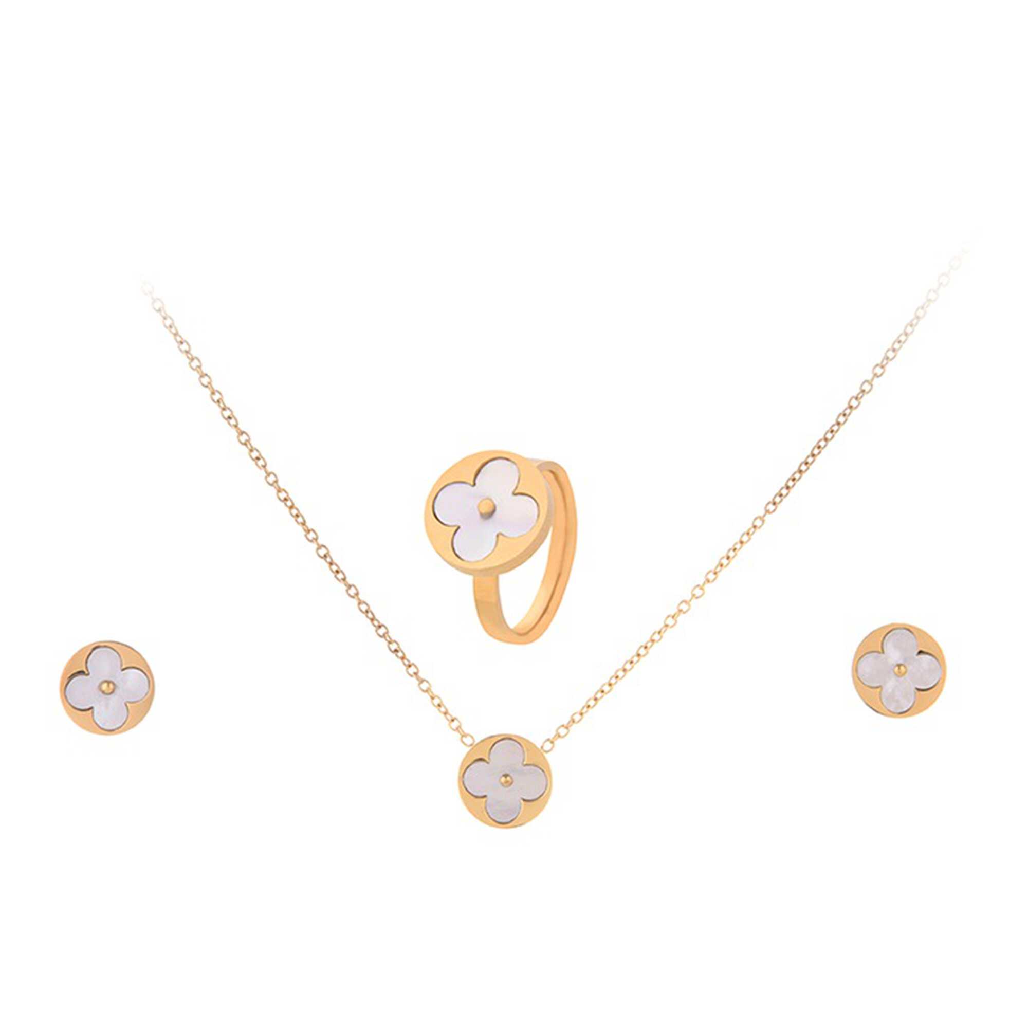 Papillon Accessories Gift Set Gold 3 Pieces