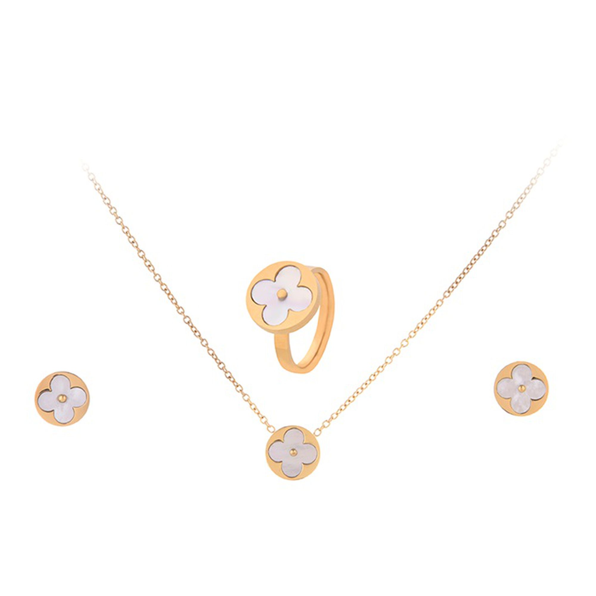 Papillon Accessories Gift Set Gold 3 Pieces