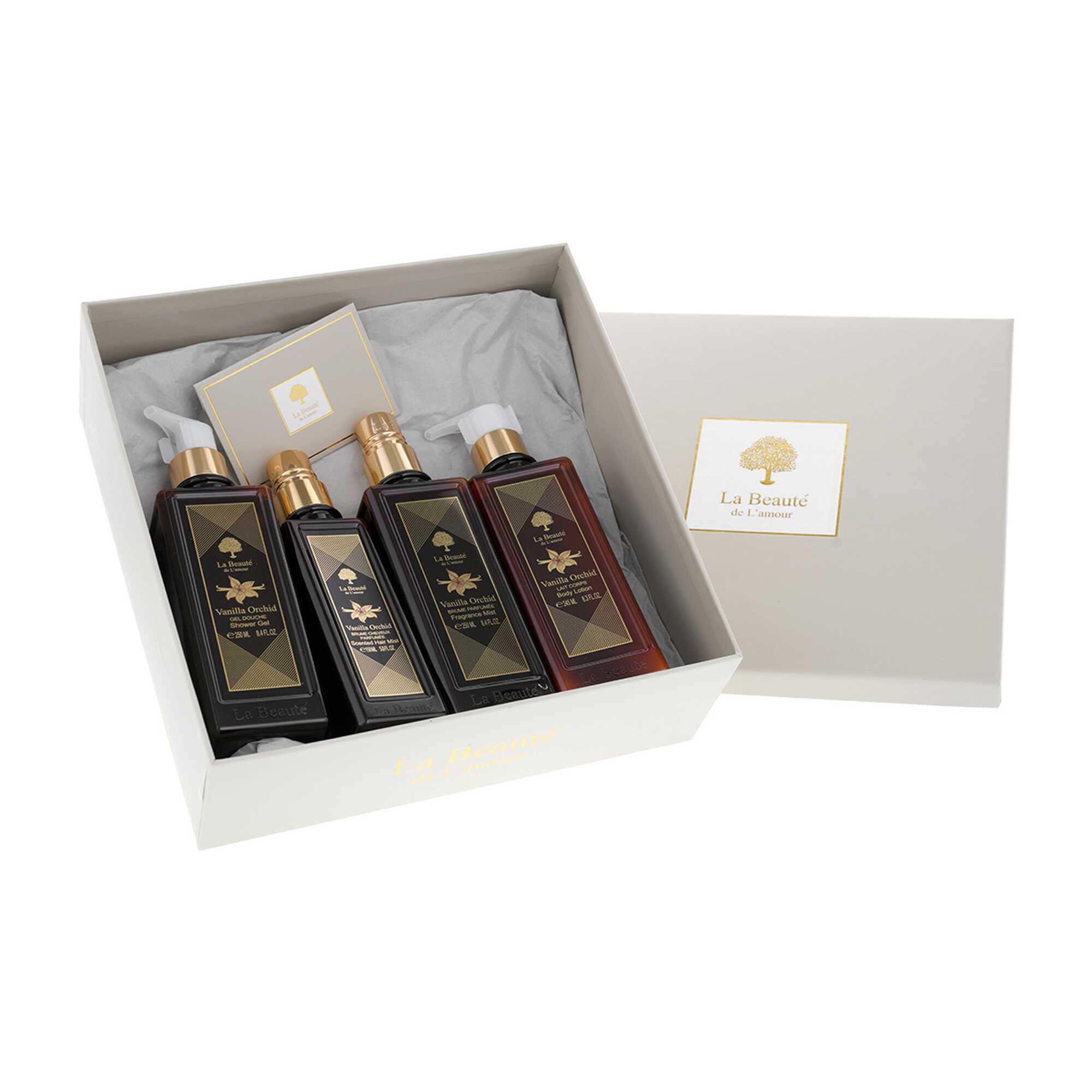 La Beaute Vanilla Orchid 4 Piece Collection Set