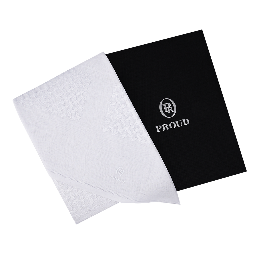 Proud Deluxe Shemagh –White