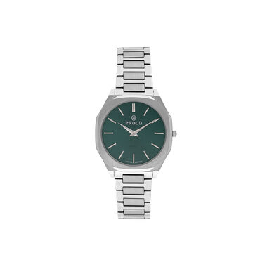 H-SGreen-TF Y20 Proud Steel Watch (19PR001) + Box