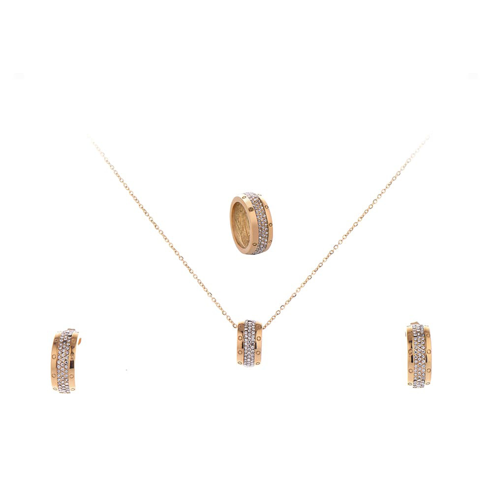 Papillon Accessories Gift Set Gold 3 Pieces