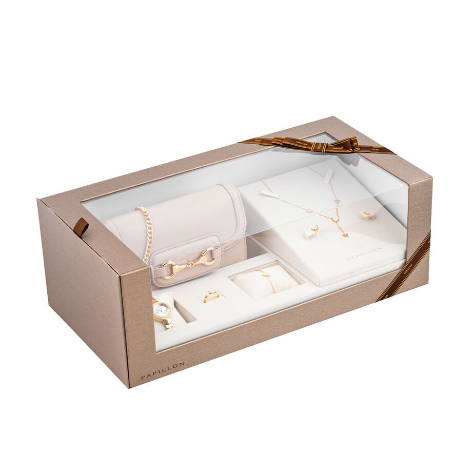 Papillon brand set of 6 pieces with a watch Papillon brand set of 6 pieces with a watch