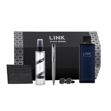 طقم لينك اسود اكسسوار جديد