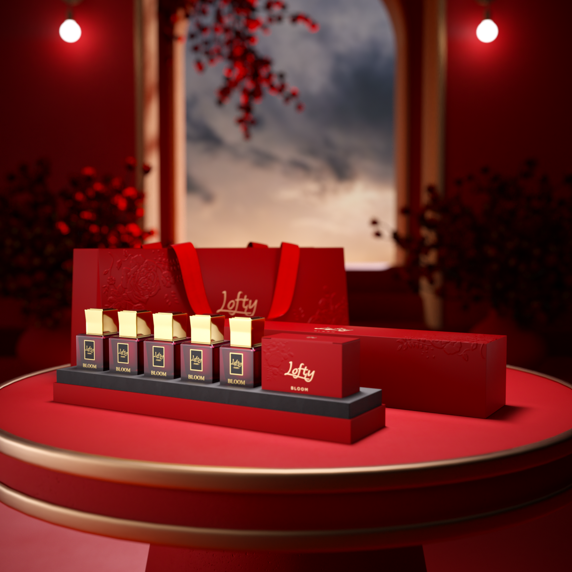 طقم توزيعات لوفتي بلوم