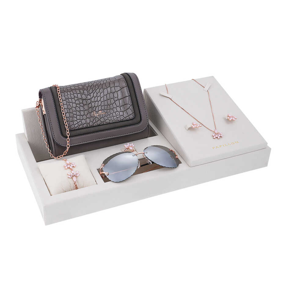 Papillon Accessories Gift Set Rose Gold 6 Pieces
