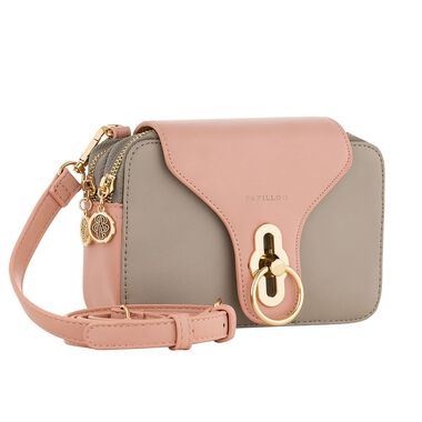 شنطة بابيون رصاصي وبينك NOR-90167GREY