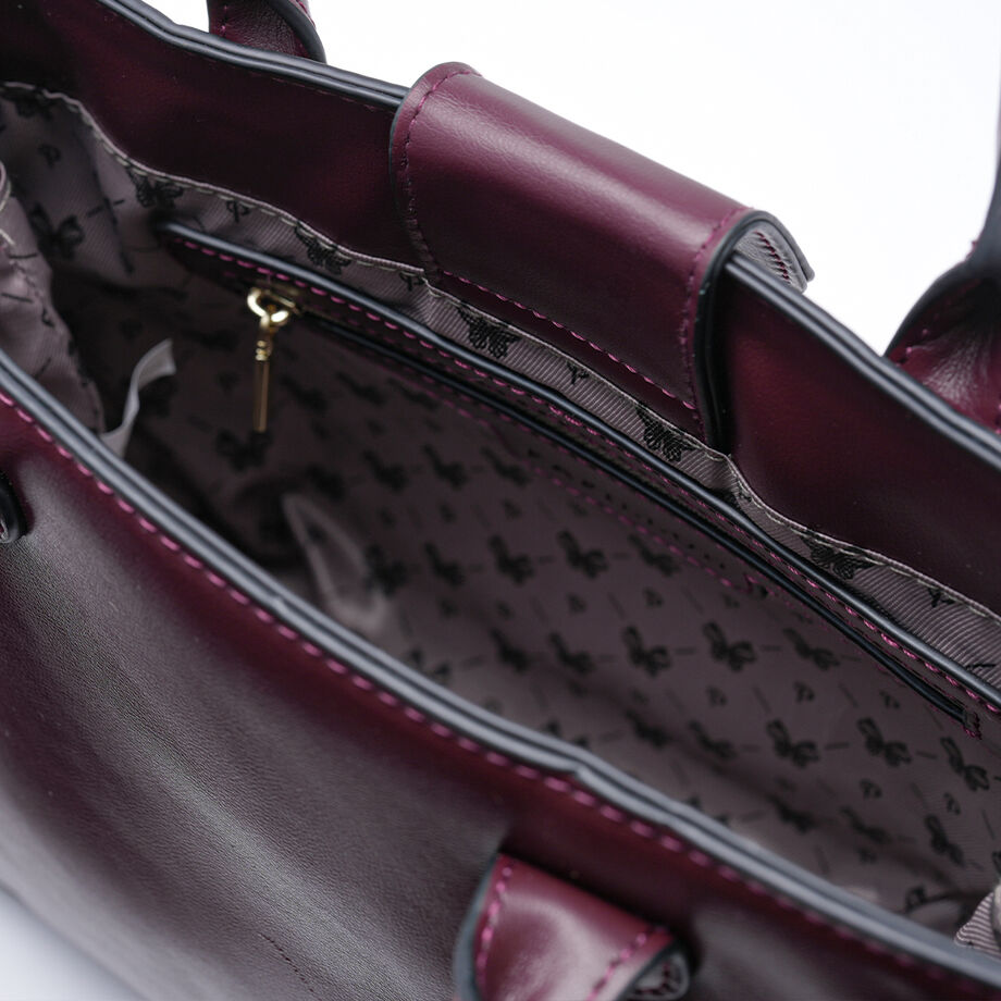 Burgundy Papillon Bag P230304B-M