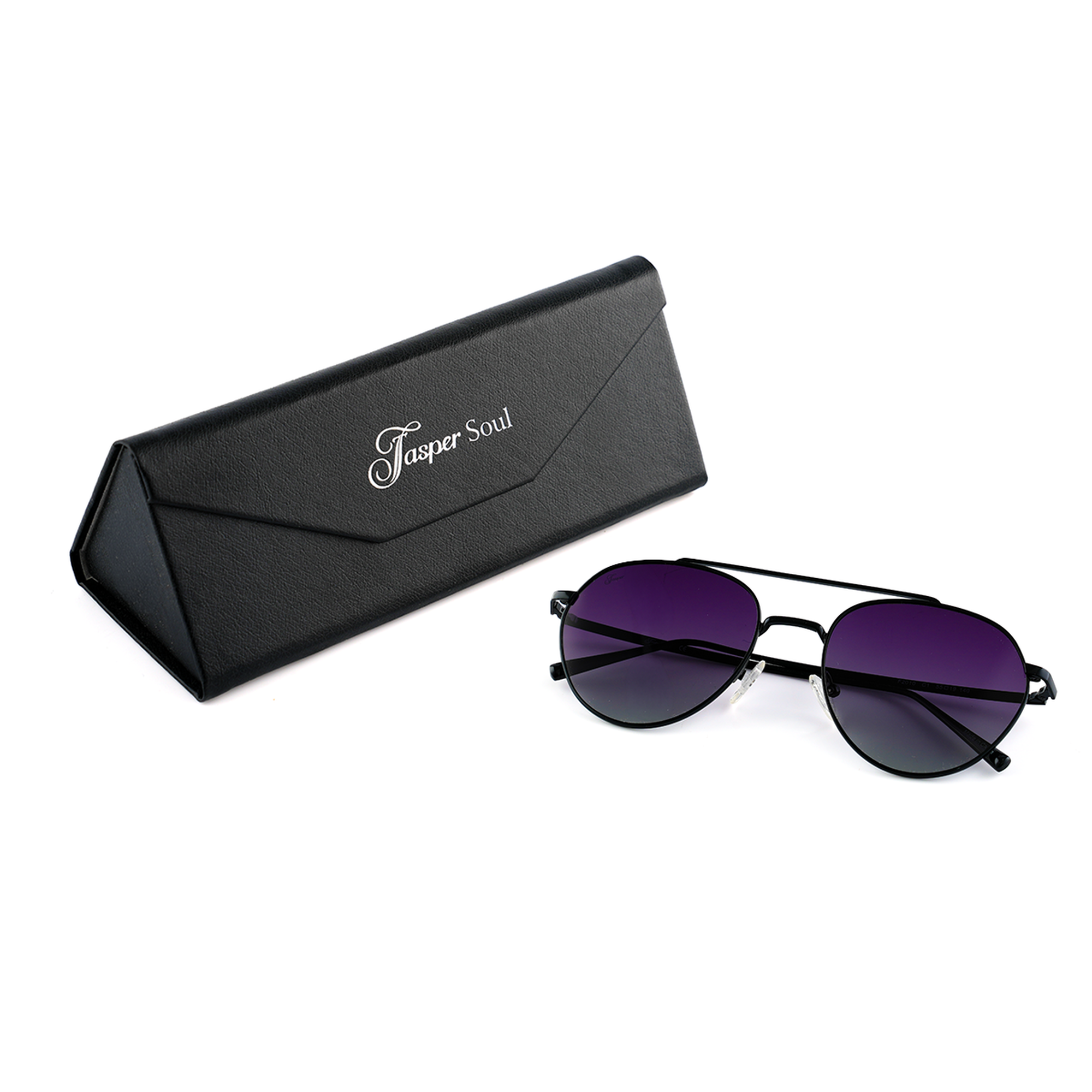 Jasper Soul F2010 C1 Men's Round Polarized Sunglasses