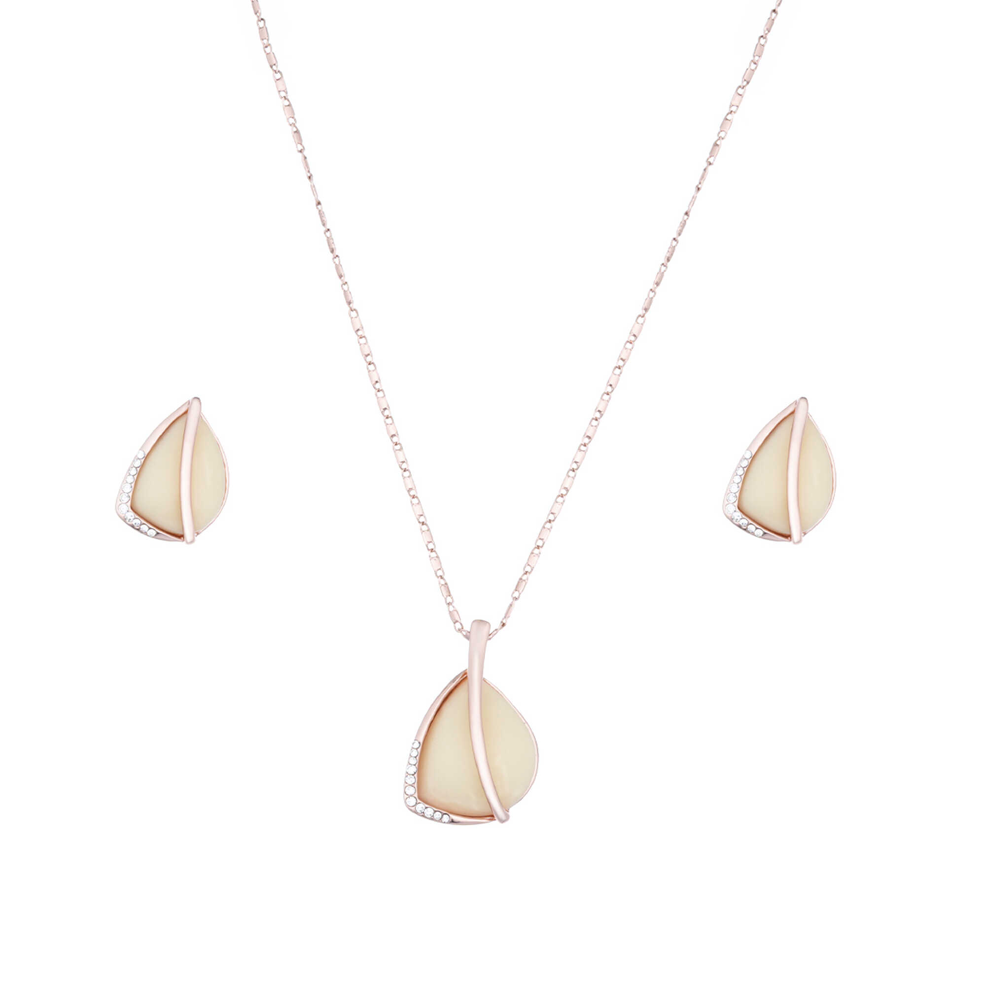 Papillon Accessories Gift Set Rose Gold 2 Pieces