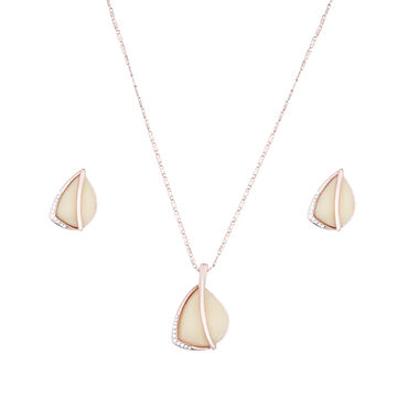 طقم بابيون اكسسوار روز جولد ثنائي