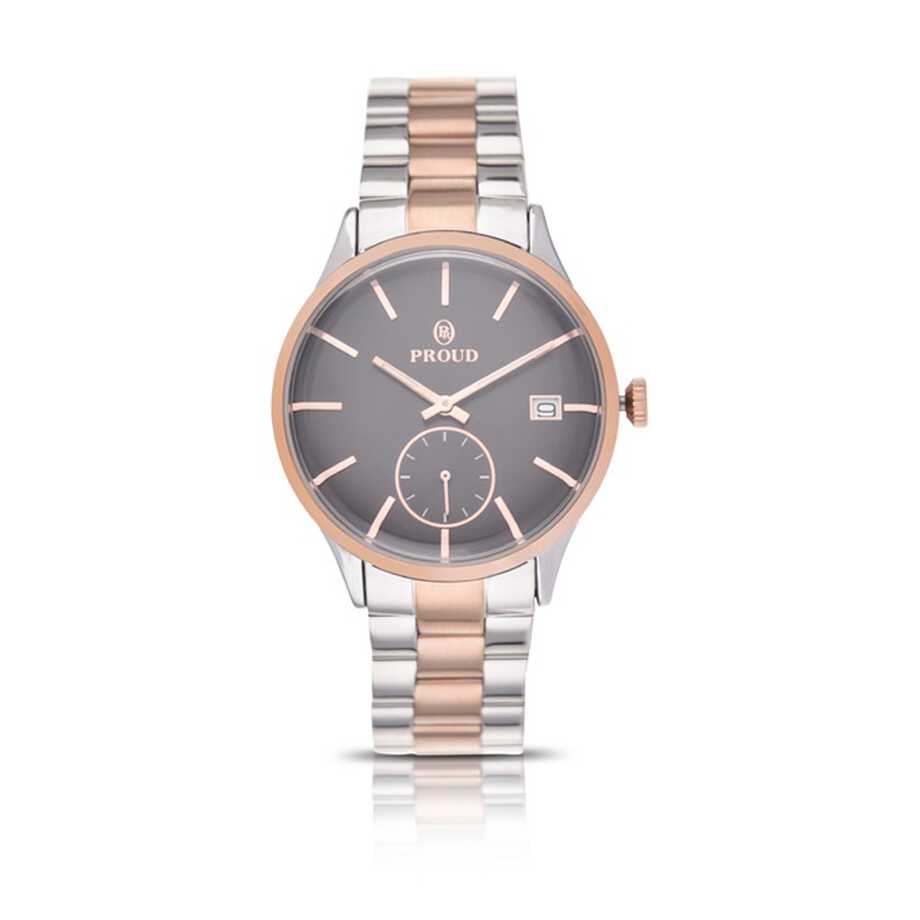 Proud steel Silver with Rose Gold Men&rsquo;s Watch -HZPR1701