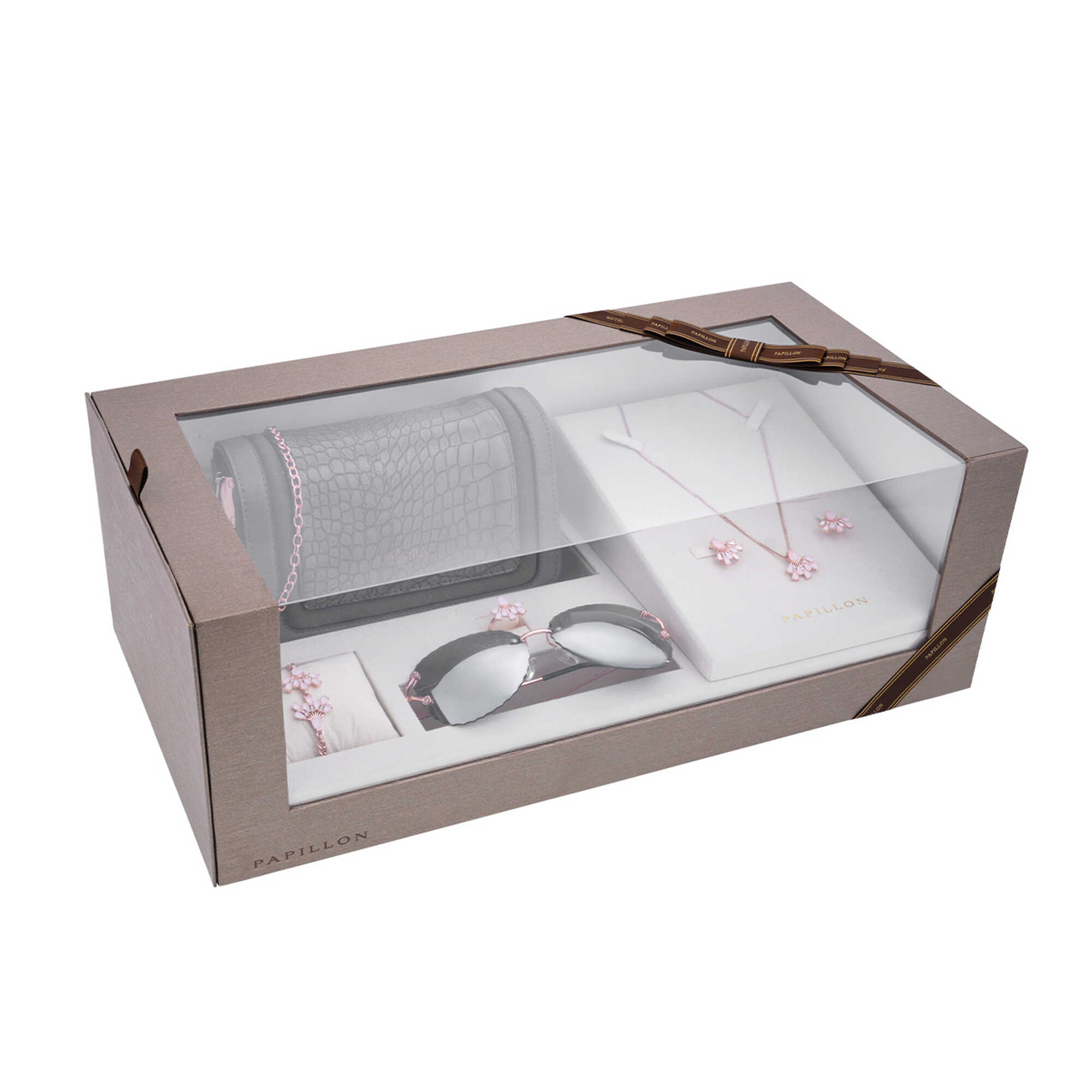 Papillon Accessories Gift Set Rose Gold 6 Pieces