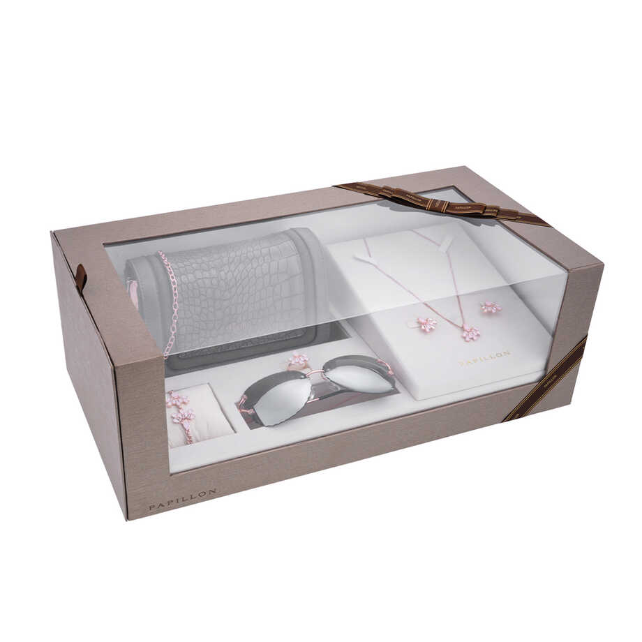 Papillon Accessories Gift Set Rose Gold 6 Pieces