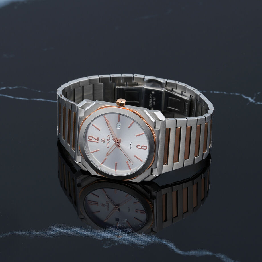 Proud Steel Watch Y23 (SM-21083-B)-SRG+Box