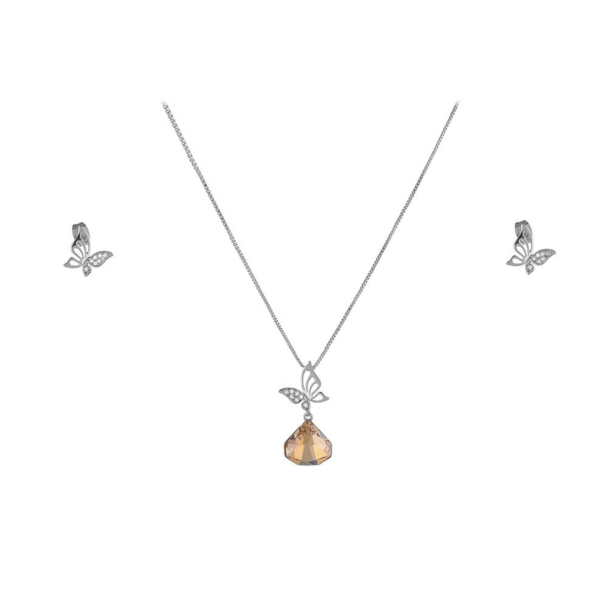 Papillon Accessories Gift Set Silver 2 Pieces