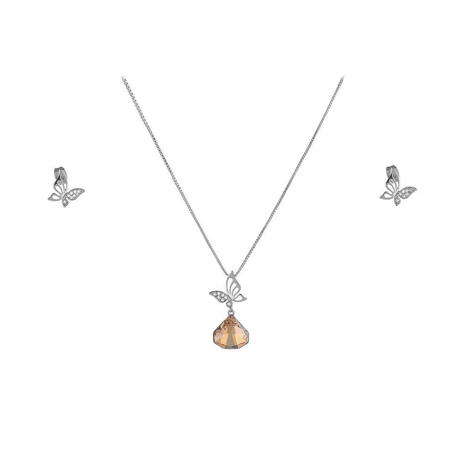 Papillon Accessories Gift Set Silver 2 Pieces