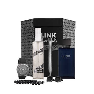 Black Link Men's accessories gift set
