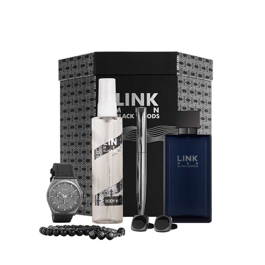 Black Link Men's accessories gift set
