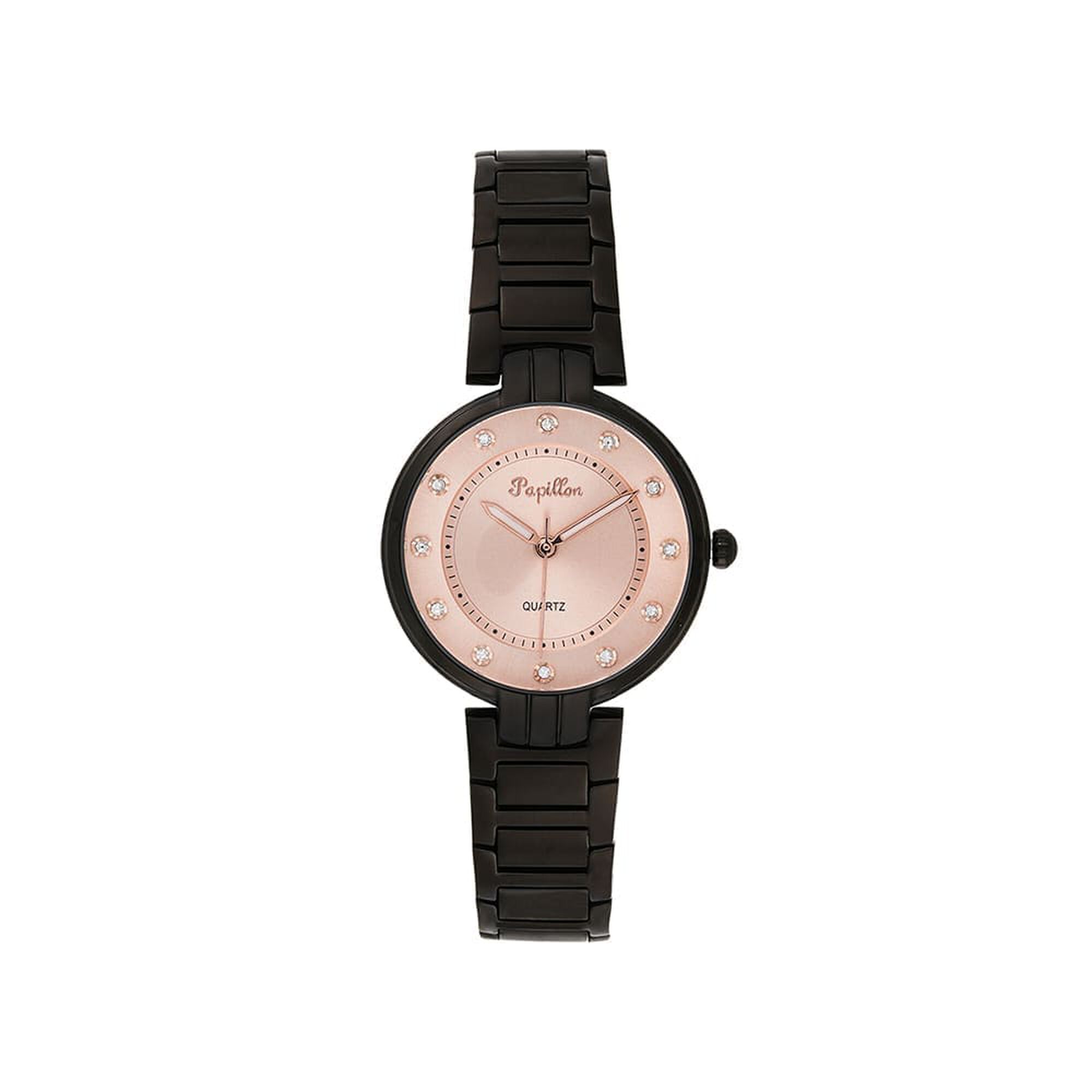 Steel PAPILLON Watch Black