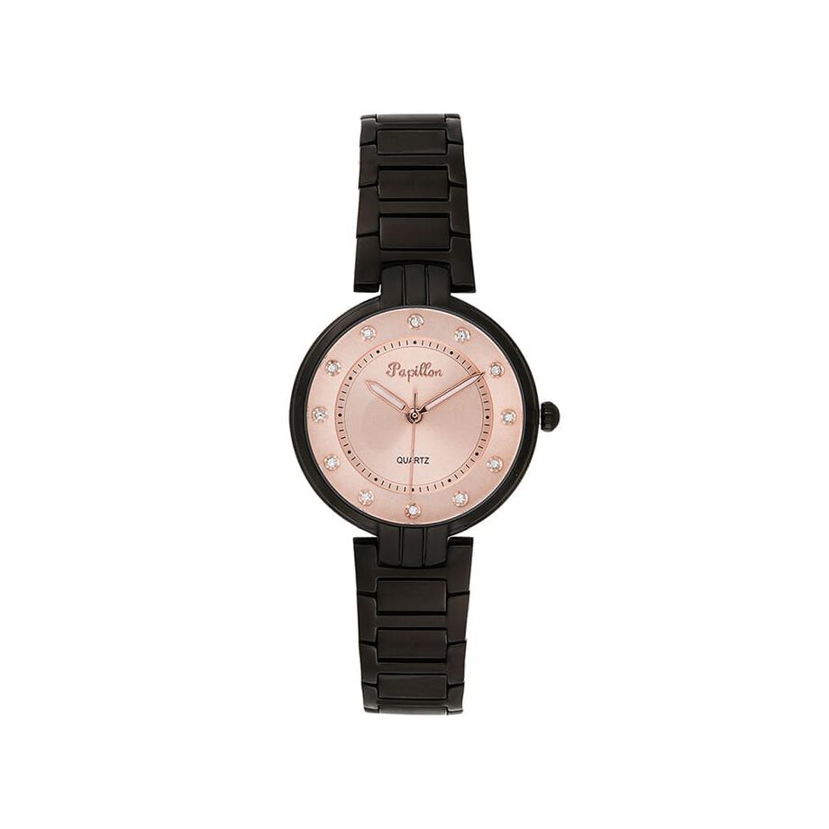 Steel PAPILLON Watch Black