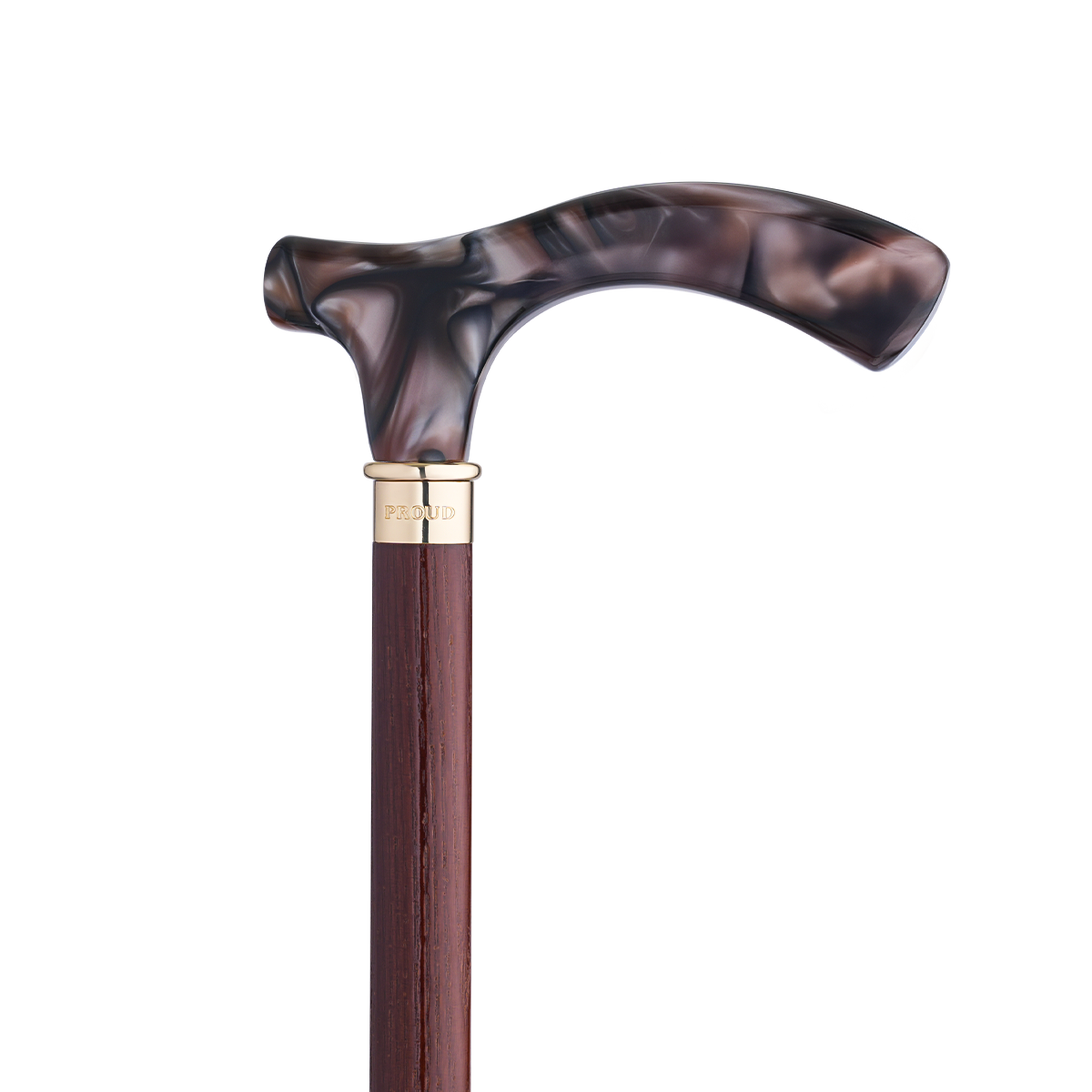 Proud Premium Wood Cane with Acrylic Handle Y24-WKS010