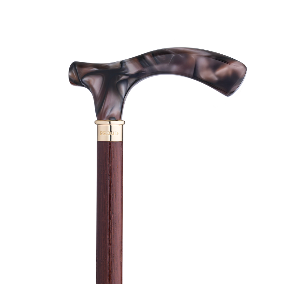 Proud Premium Wood Cane with Acrylic Handle Y24-WKS010