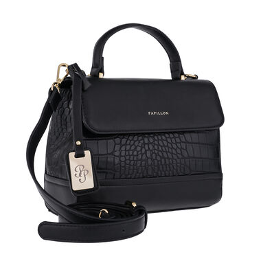 Papillon Handbag Black- Women’s bags - NOR-84300
