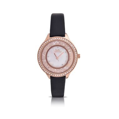 Leather PAPILLON Watch Rose Gold