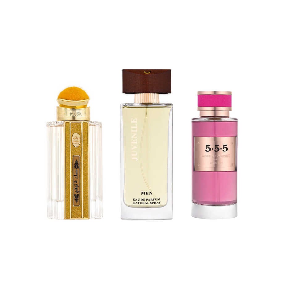 مجموعة عطور ( درعه برايفت555 -مسك وتوفي-جوفنيل )
