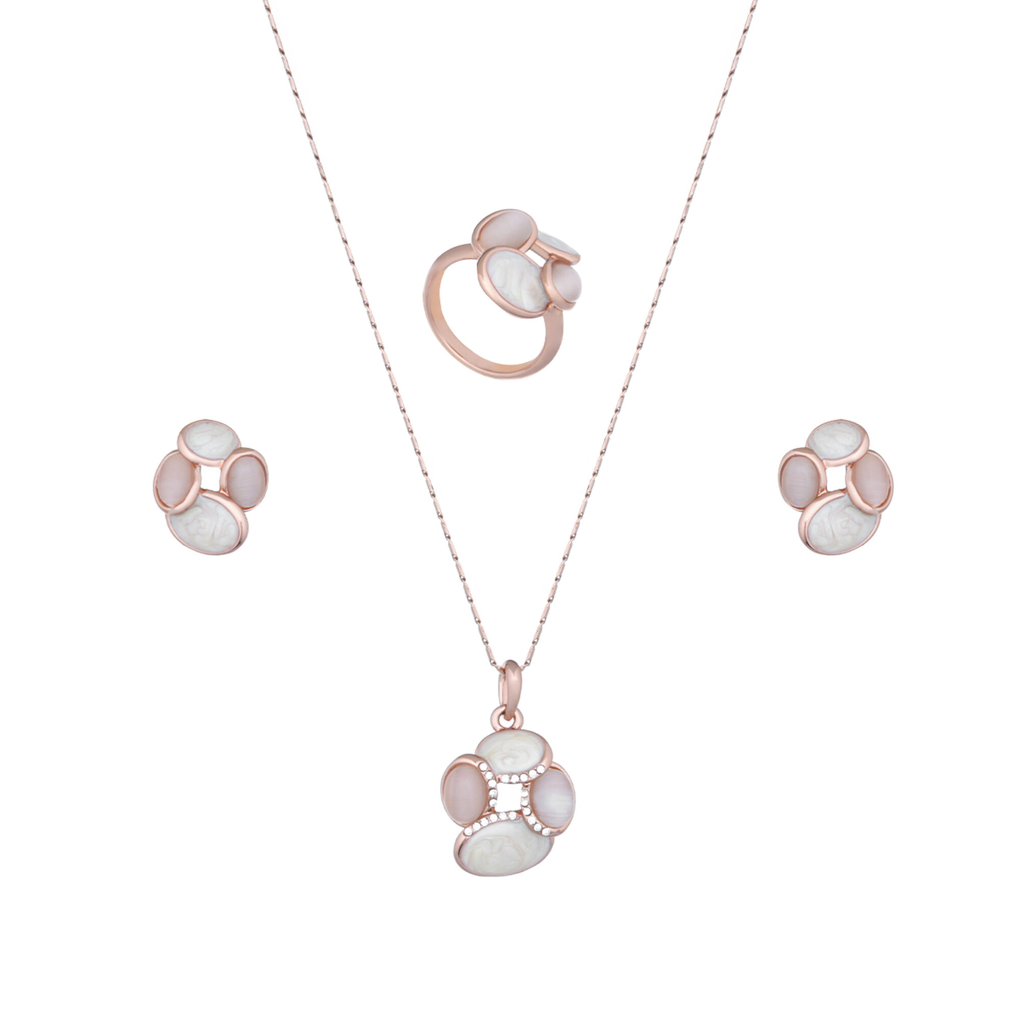 Papillon Accessories Gift Set Rose Gold 3 Pieces