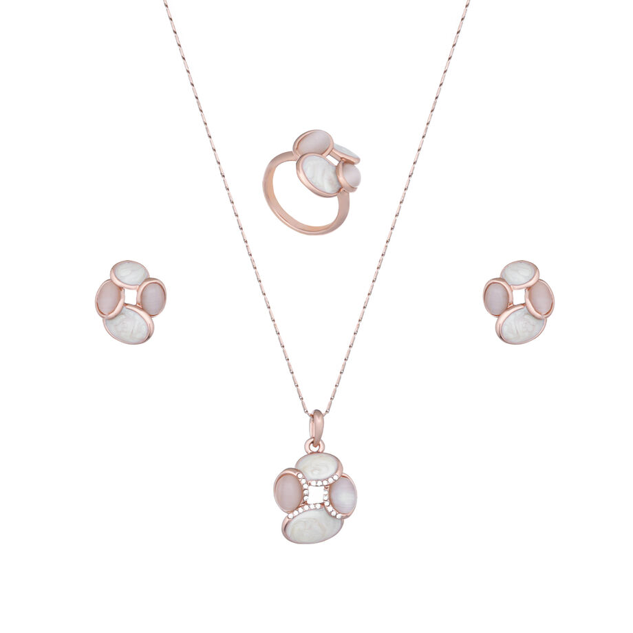 Papillon Accessories Gift Set Rose Gold 3 Pieces