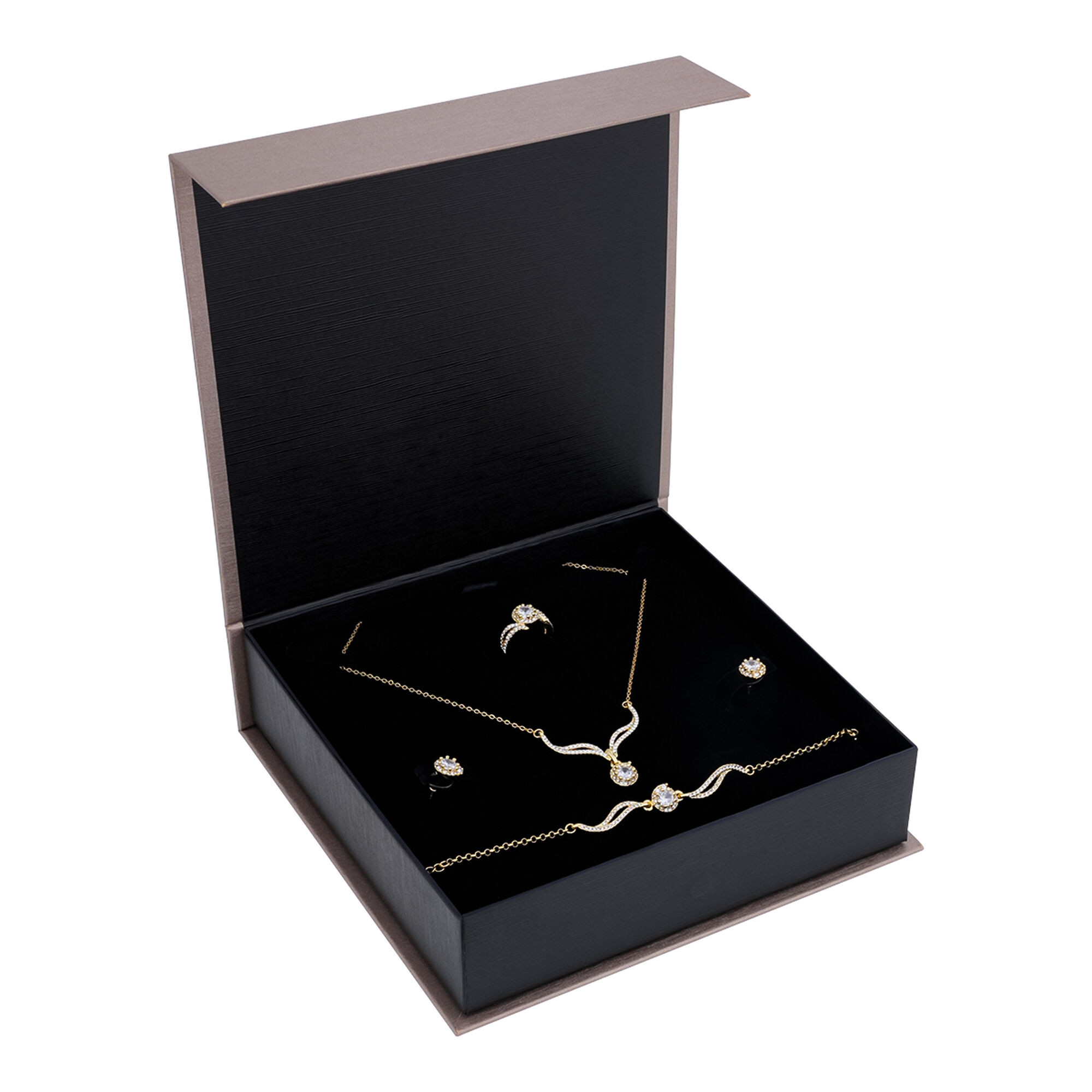 Papillon Accessories Gift Set Gold 4 Pieces
