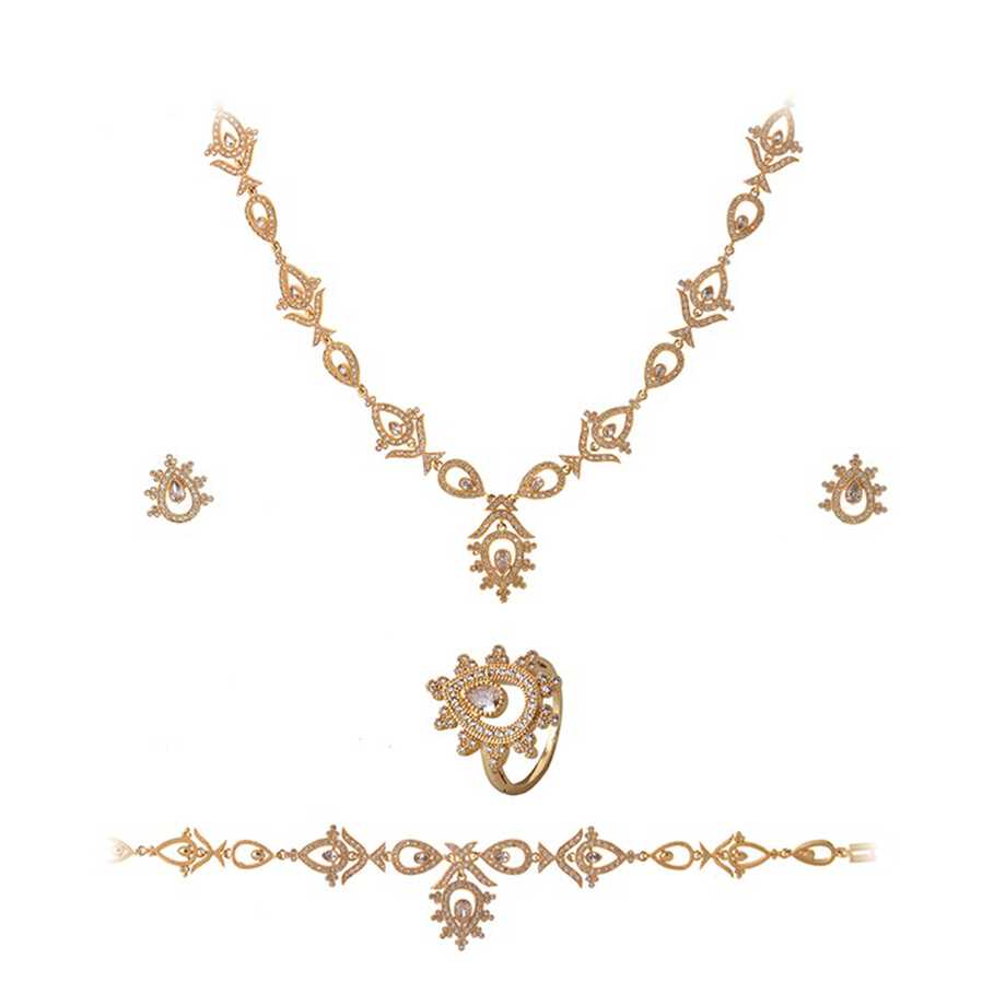 Papillon Accessories Gift Set Gold 4 Pieces