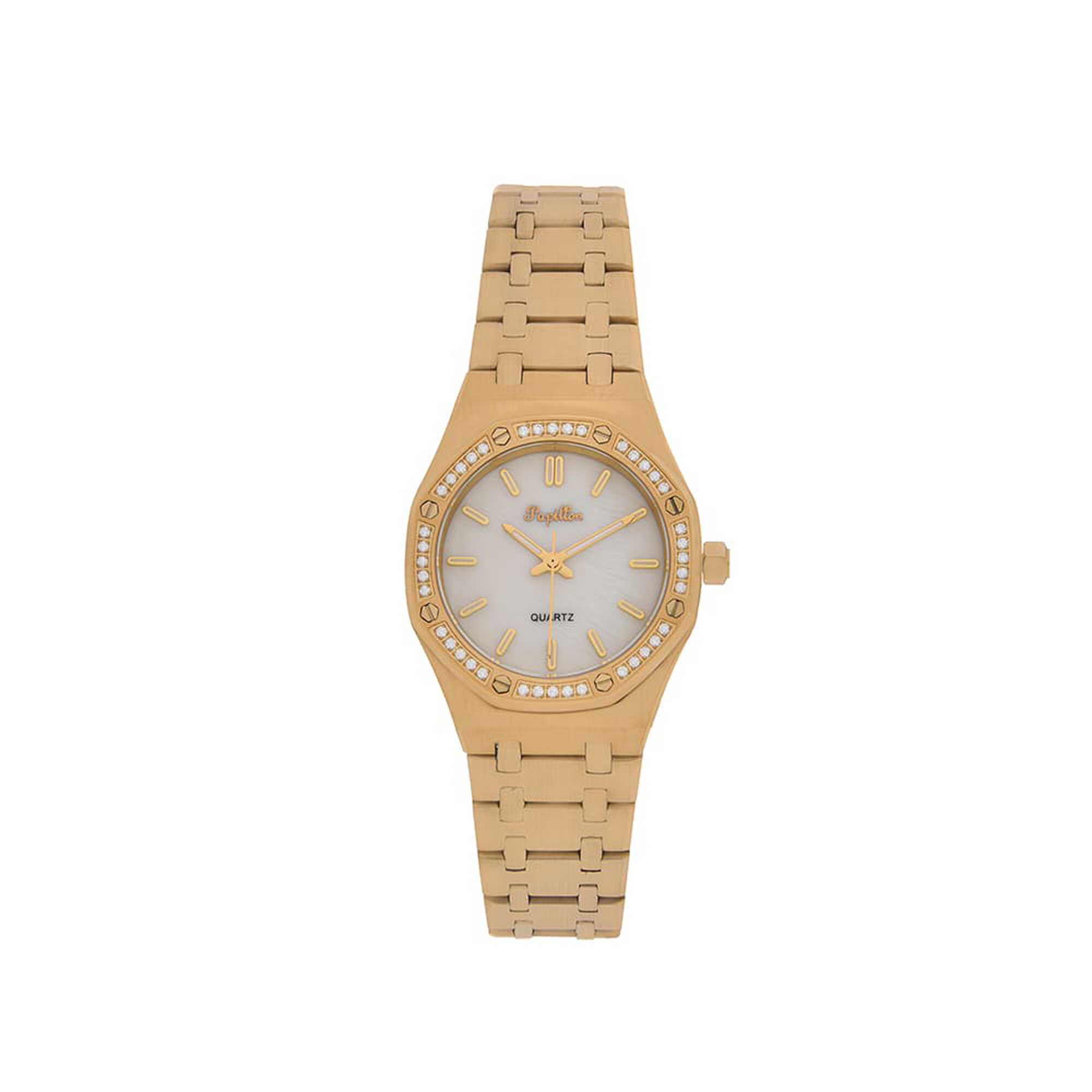 Steel PAPILLON Watch Gold