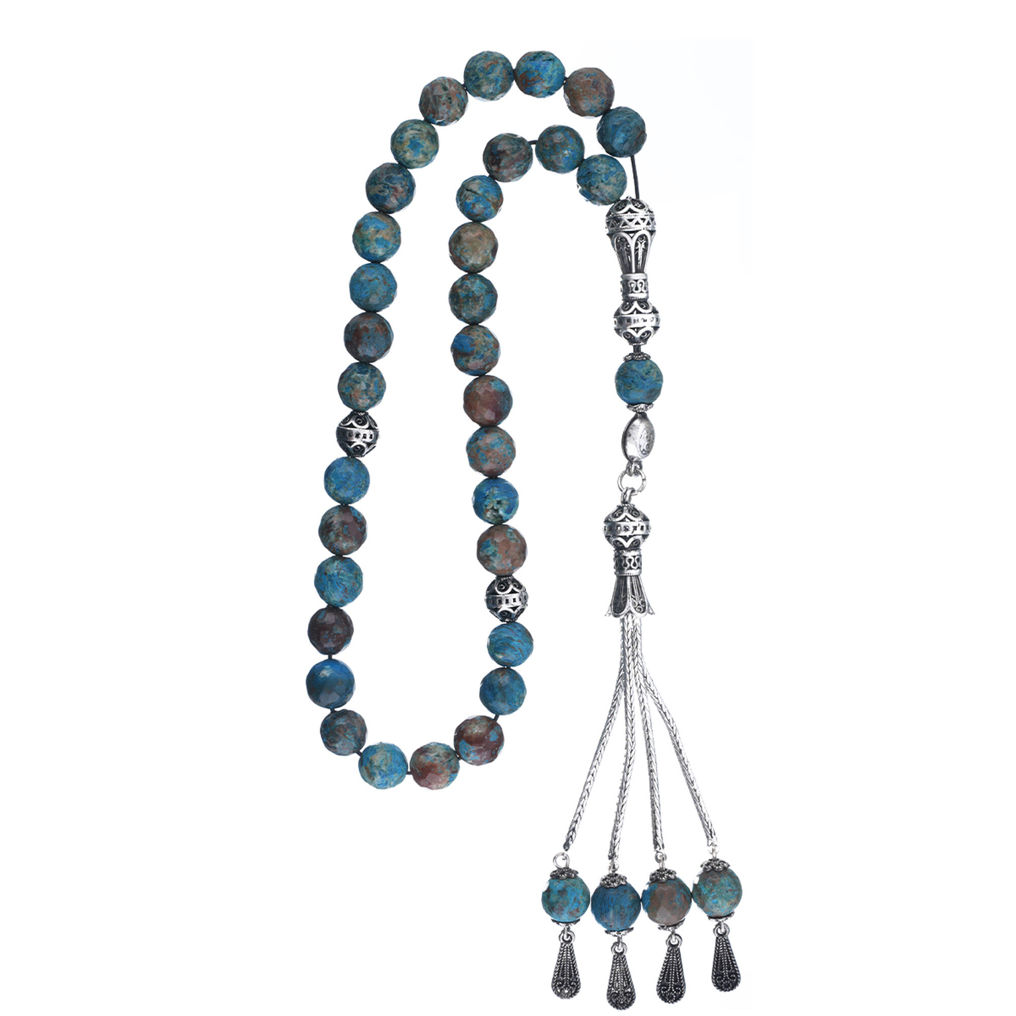 Proud Agate Rosary PB1808081-Y19 with box