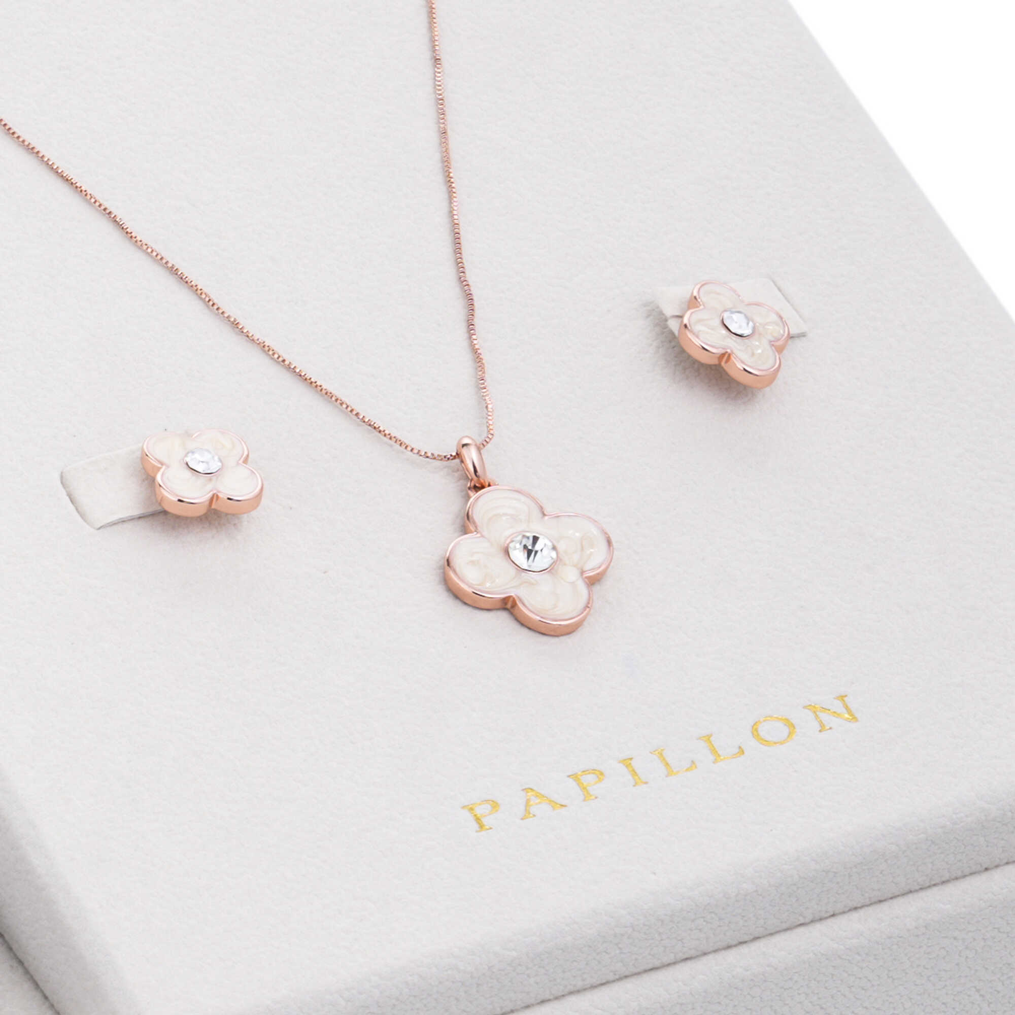 Papillon Accessories Gift Set Rose Gold 6 Pieces