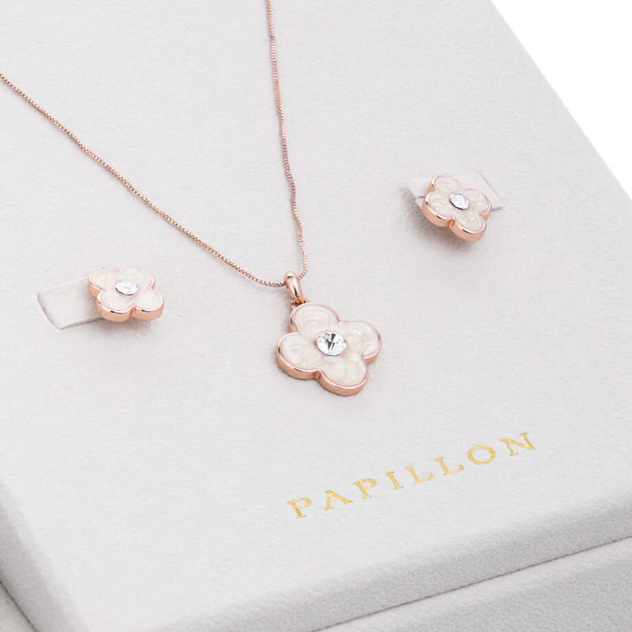 Papillon Accessories Gift Set Rose Gold 6 Pieces