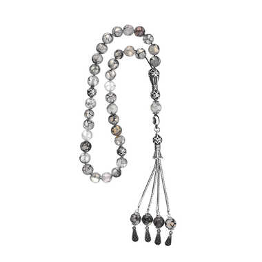 Proud Agate Prayer Beads PB1801148-Y18 with Box