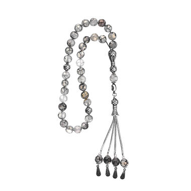 Proud Agate Prayer Beads PB1801148-Y18 with Box