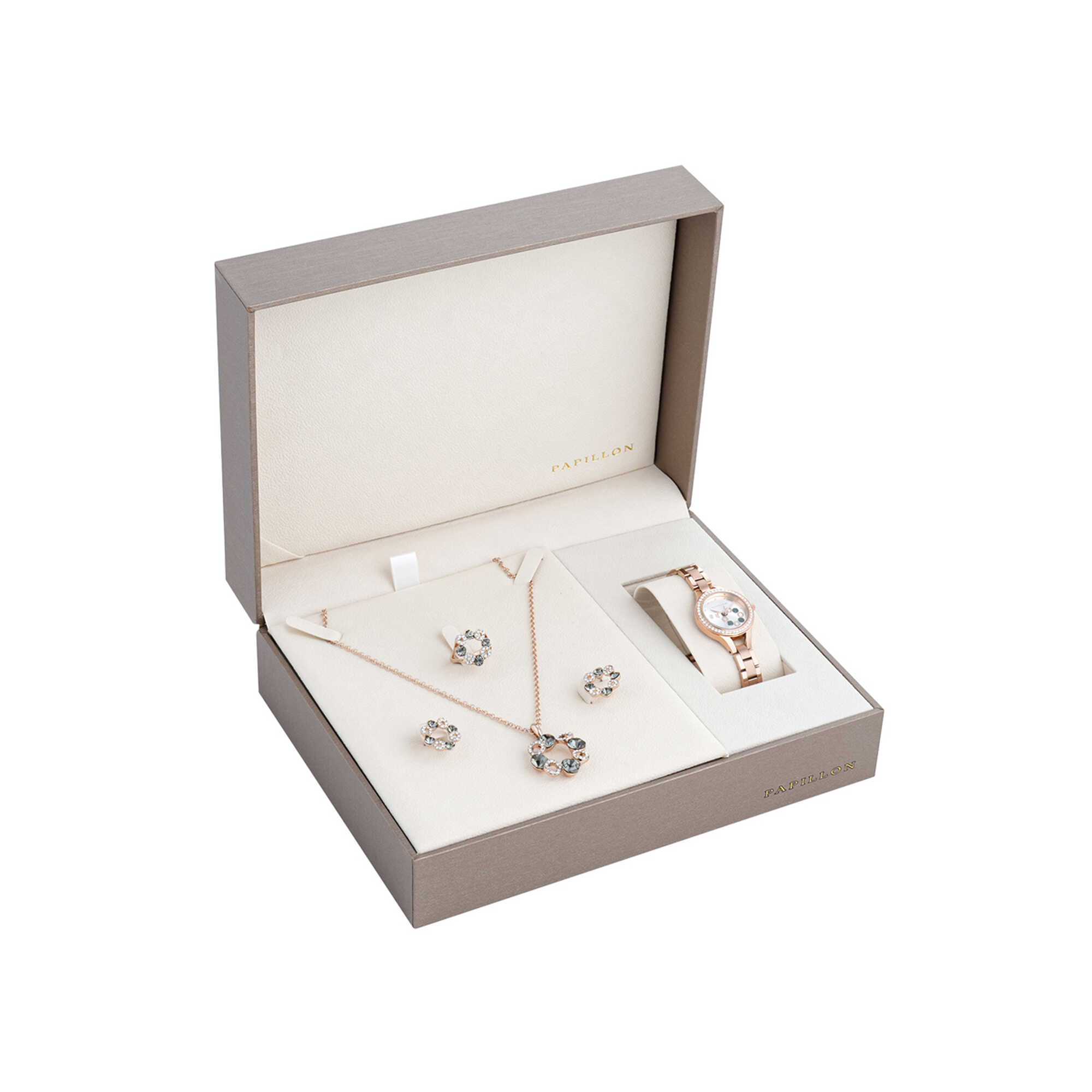 Bow Trio Set + Watch (S22473S-01-C) RG