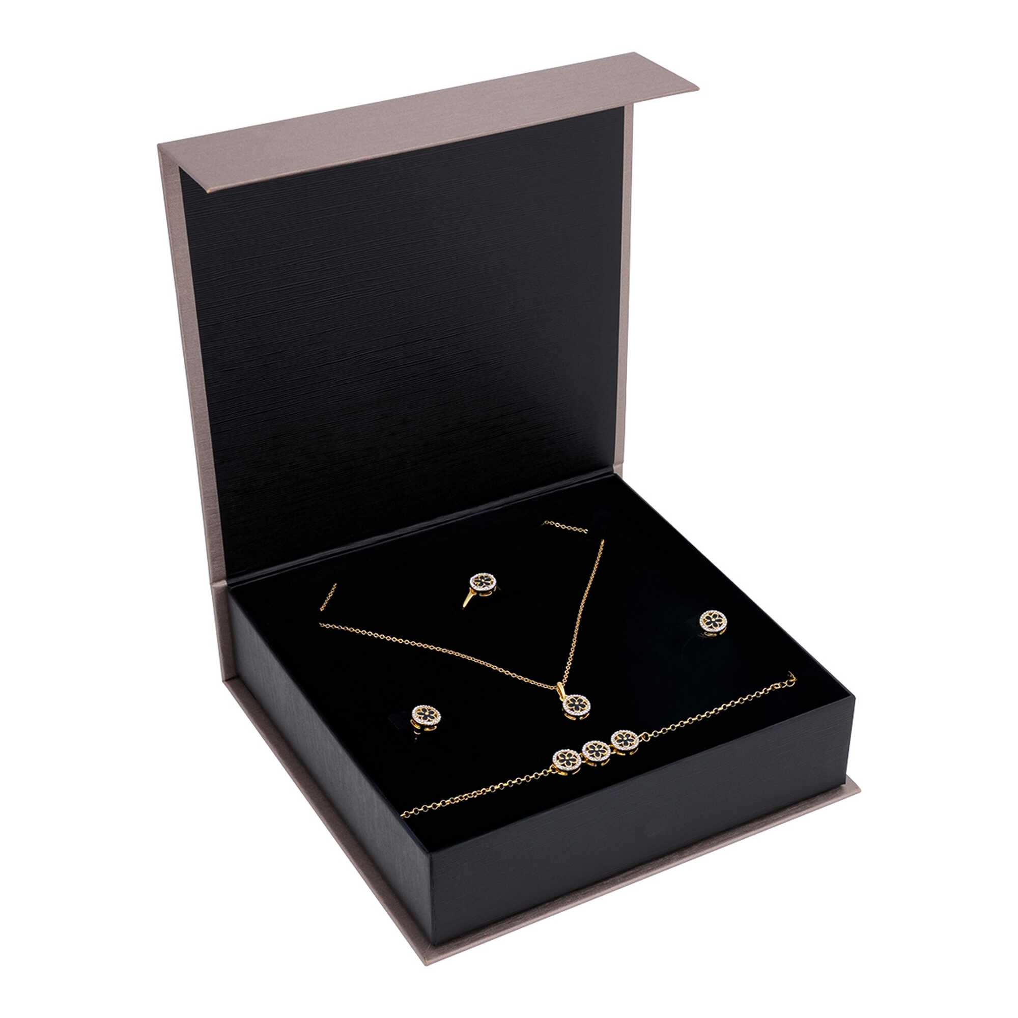 Papillon Accessories Gift Set Gold 4 Pieces