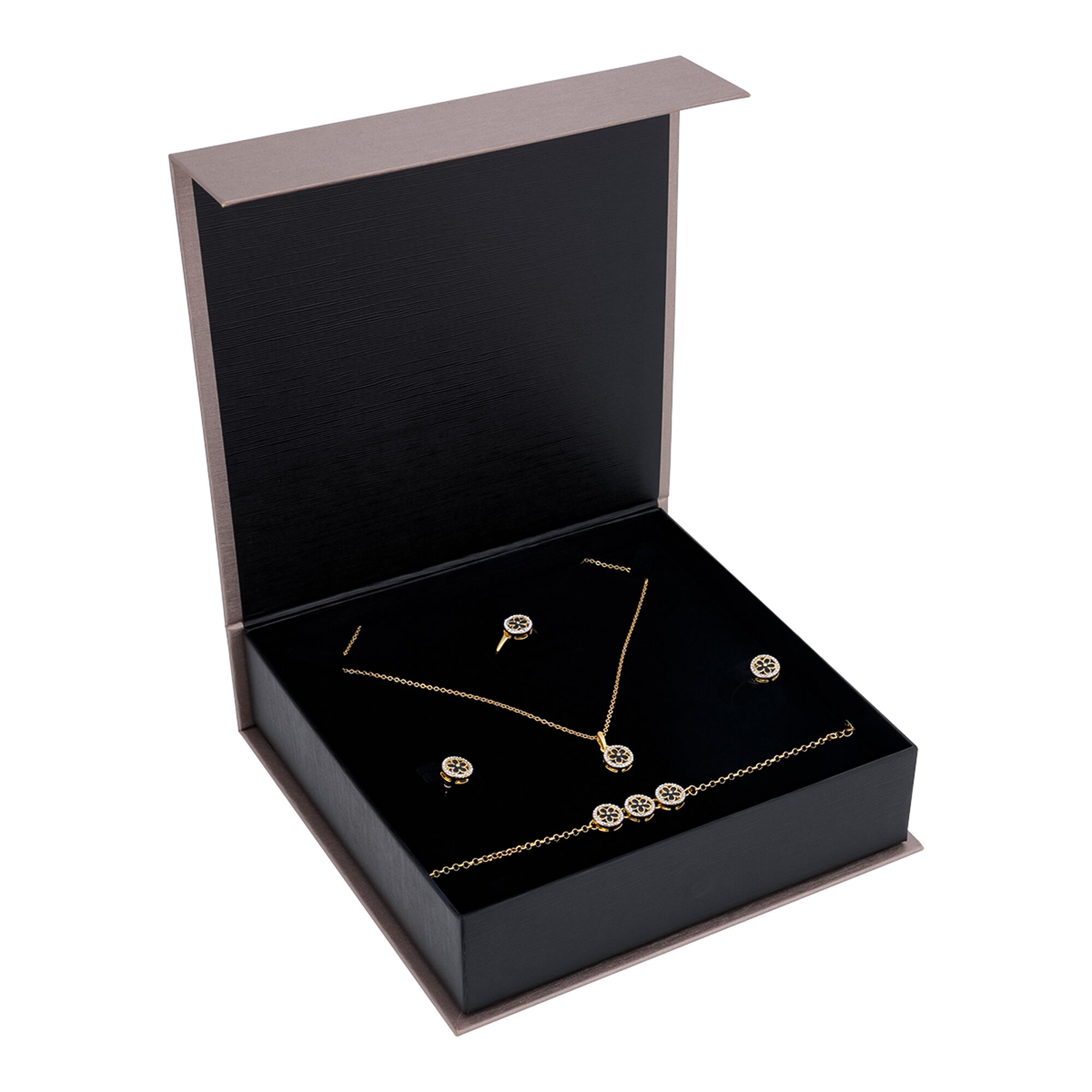 Papillon Accessories Gift Set Gold 4 Pieces