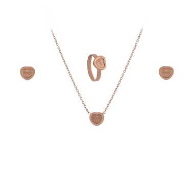 Papillon Accessories Gift Set Rose Gold 3 Pieces