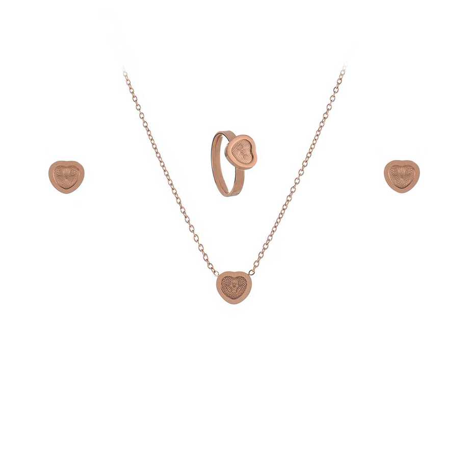 Papillon Accessories Gift Set Rose Gold 3 Pieces