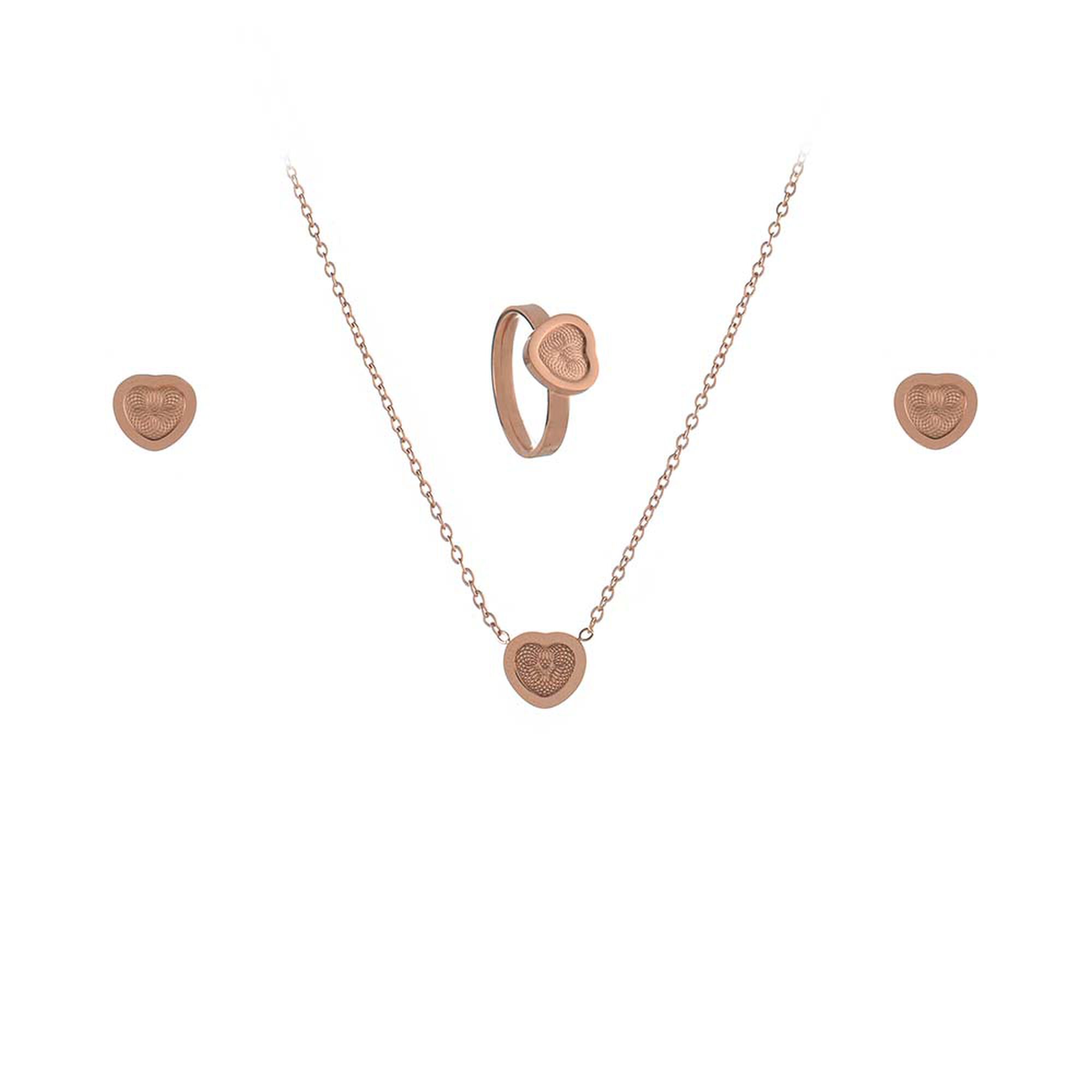 Papillon Accessories Gift Set Rose Gold 3 Pieces